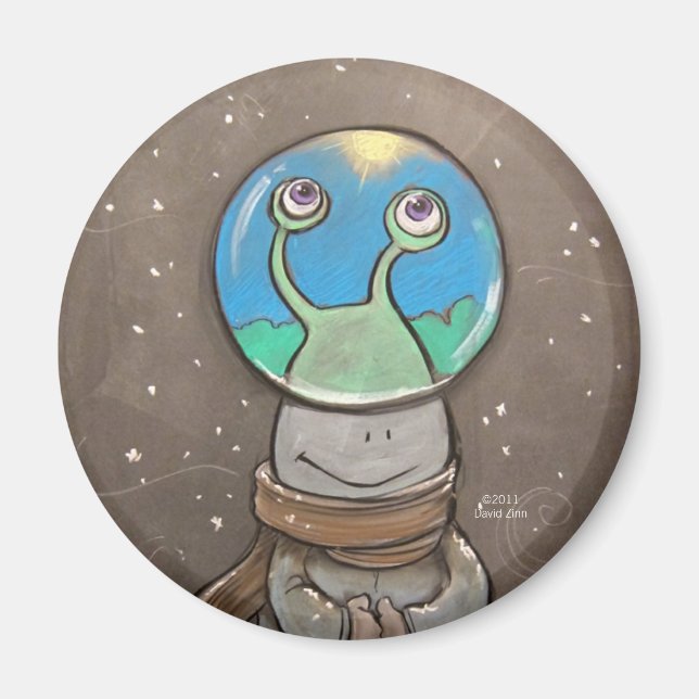 Íman globo anti-neve de sluggo (Frente)
