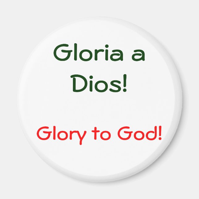Íman Gloria a Dios! (Frente)