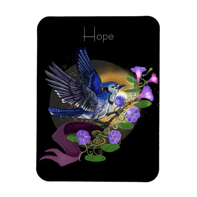 Íman Glória da Manhã BlueJay (Vertical)