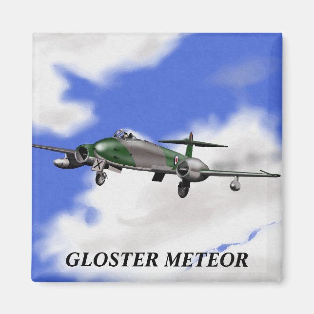Íman Gloster Meteor Magnet (Frente)