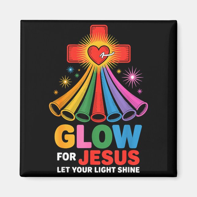 Íman Glow For Jesus Christian Faith  (Frente)