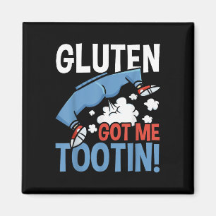 Íman Gluten Me Trouxe Tootin Gluten Alergia Celiac Doen