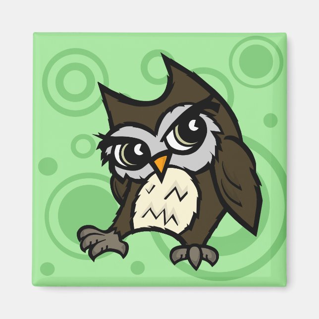 ÍMAN GNET SQUARE OWL STYLE (Frente)