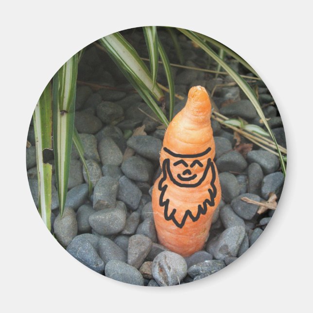 Íman Gnome Carrot Magnet (Frente)