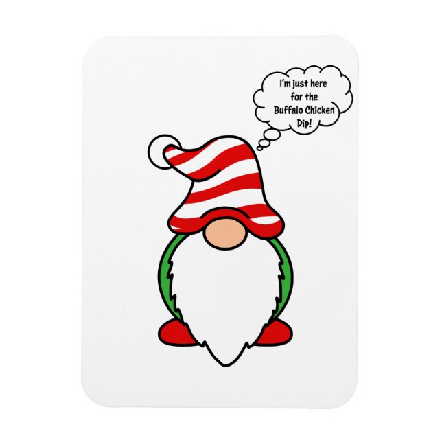 Íman Gnomo de galinha de búfalo (Vertical)