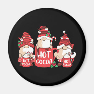 Íman Gnomo de Natal e Cacau Quente