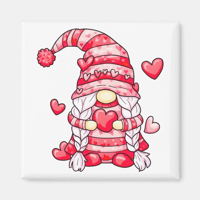 Íman Gnomo do Amor Rosa (Frente)