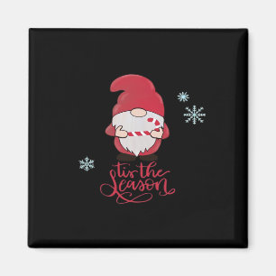 Íman Gnomo Natal Com Candycane