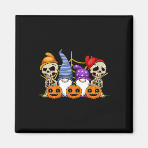 Íman Gnomo Skeleton preguiçoso Halloween Costume Bonito