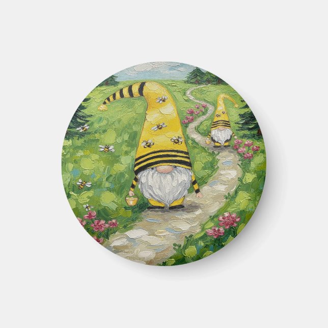 Íman Gnomos Abelhas (Frente)