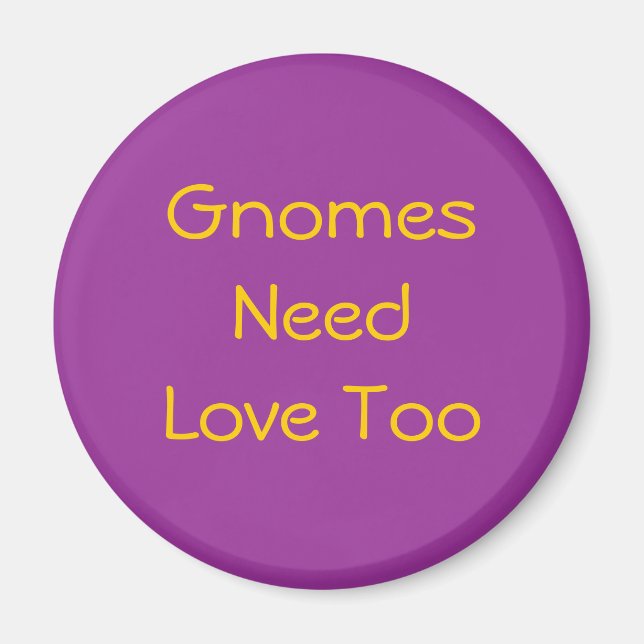 Íman Gnomos Também Precisam De Amor (Frente)