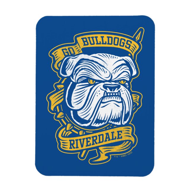 Íman Go Bulls - Riverdale Mascot Banner (Vertical)