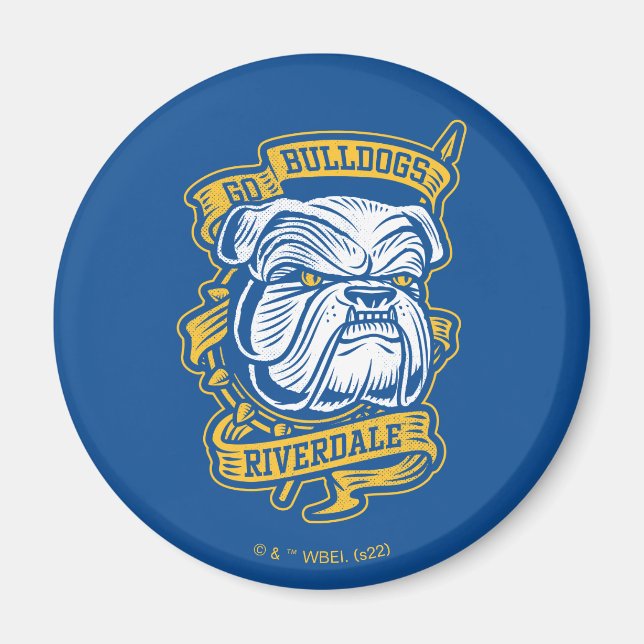 Íman Go Bulls - Riverdale Mascot Banner (Frente)