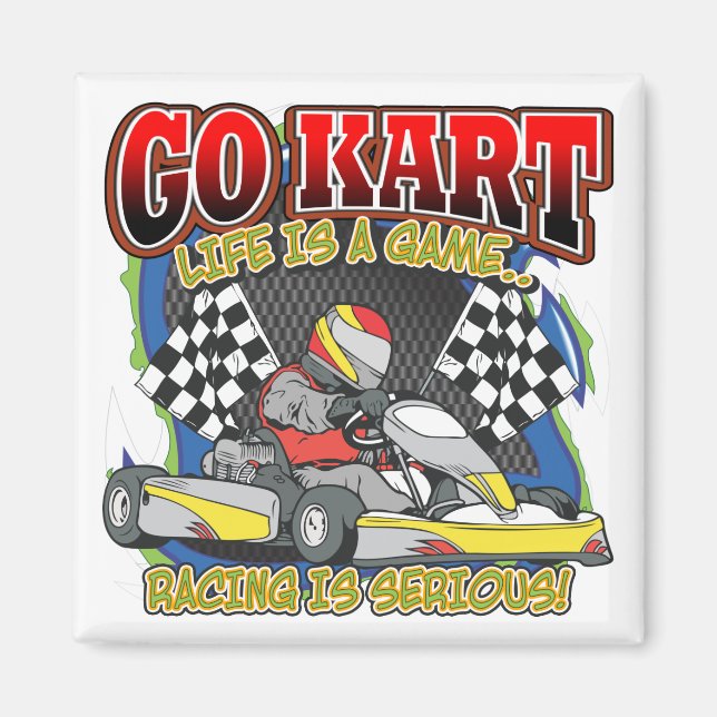 Íman Go Kart Life (Frente)
