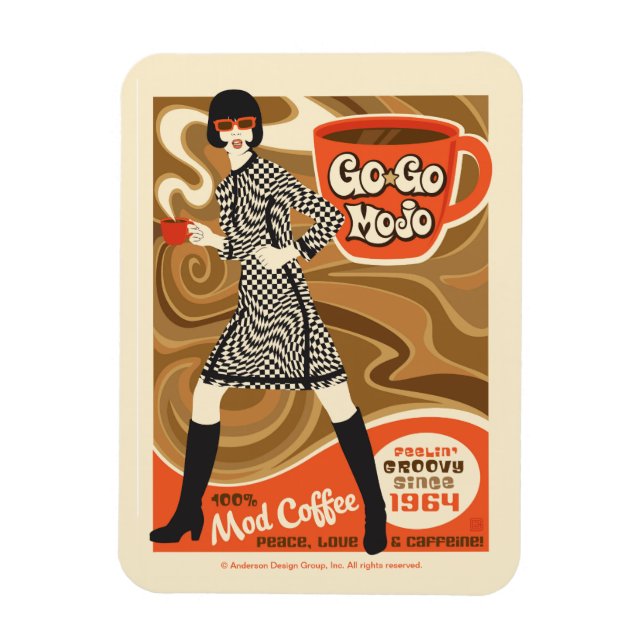 Íman Go Mojo Coffee (Vertical)
