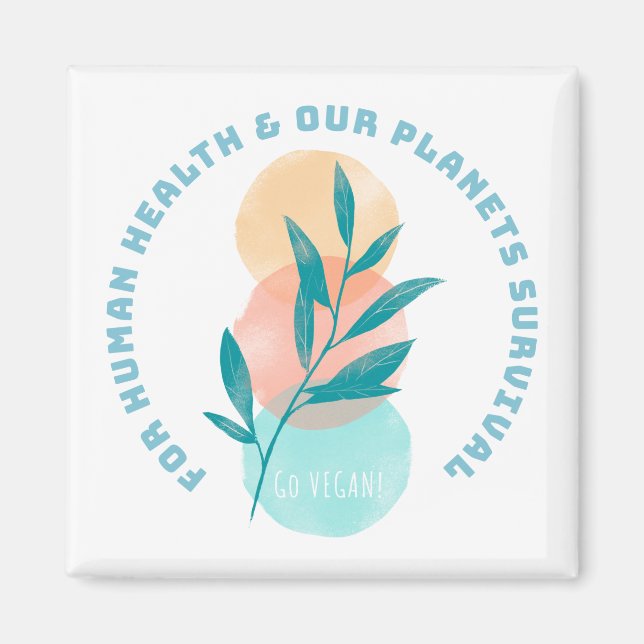 Íman Go Vegan (Frente)