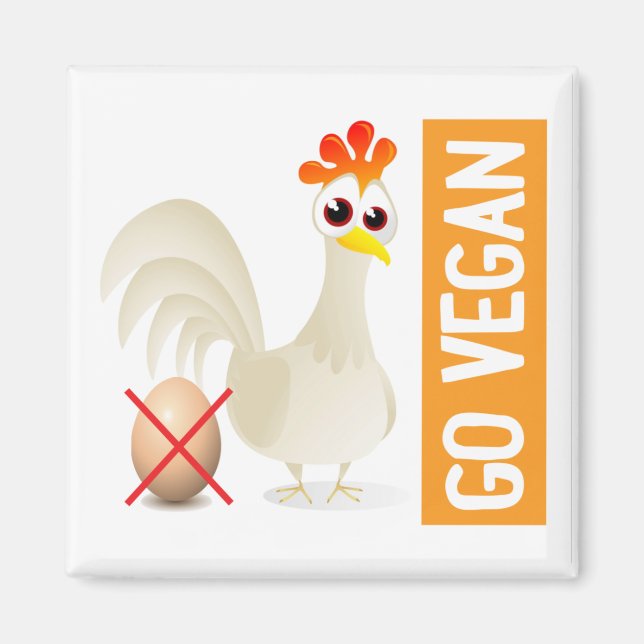 Íman Go Vegan Chicken (Frente)