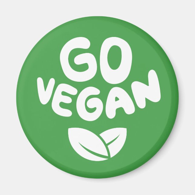 Íman Go Vegan Green (Frente)