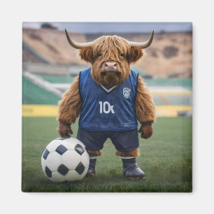 Íman "Goal-Getter: Uma Vaca do Planalto Vestida para o 
