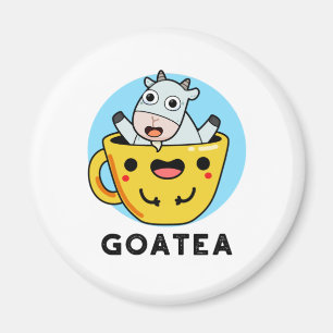 Íman Goatea Funny Goat Tea Pun