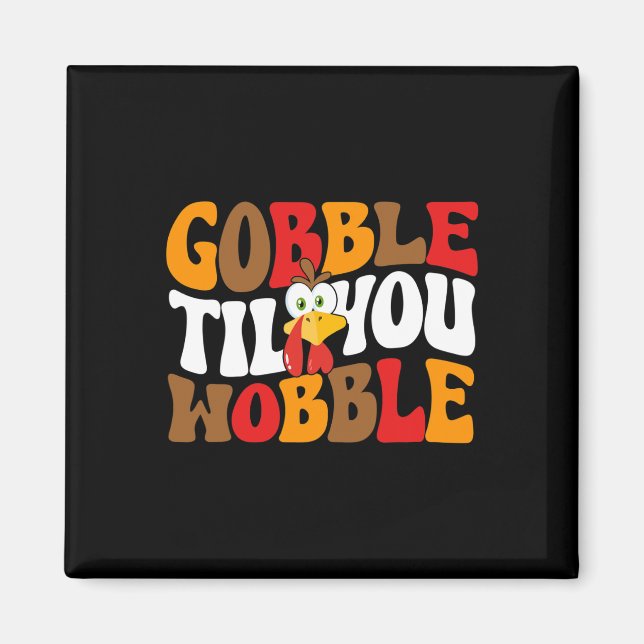 Íman Gobble Até Que Você Acaba Com A Turquia. (Frente)