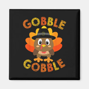 Íman Gobble Turkey Pequenos Meninos Meninas Crianças Aç
