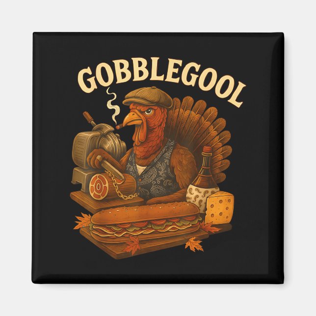 Íman Gobbol Turkey Thanksgiving  (Frente)
