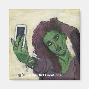 Íman Goblin Girl Cell Selfie Butnet