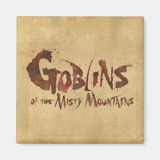 Íman Goblins das Misty Mountain (Frente)