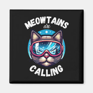 Íman Góculos de Esqui Gatos de Gato Snowboard Winter Sk