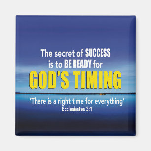 Íman GODS TIMING Success Christian