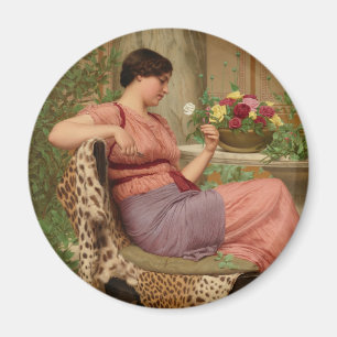 Íman Godward a época do ímã redondo da arte dos rosa