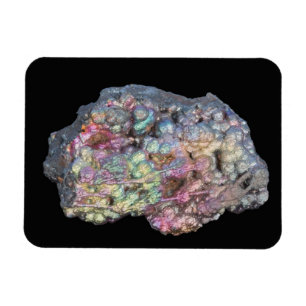 Íman Goethite que mostra o Iridescence