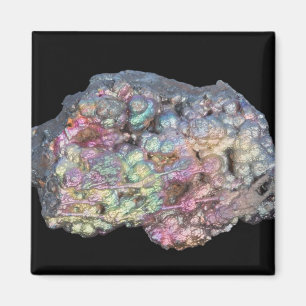 Íman Goethite que mostra o Iridescence