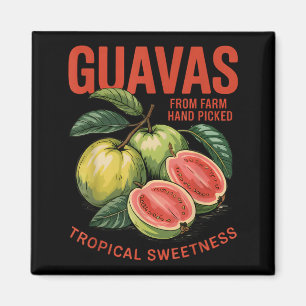 Íman Goiabas Goiaba Fruta Naturalmente Doce Vintage Ret