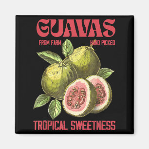 Íman Goiabas Gráficos Comerciais Retro Goiabas Vintage