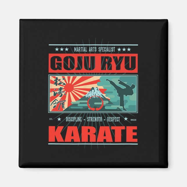 Íman Goju Ryu Karate Kanji (Frente)