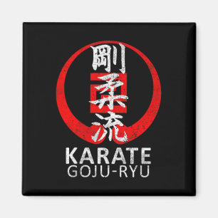 Íman Goju Ryu Karate Símbolo Kanji Japão Arte Marcial V
