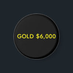 Íman Gold $6,000 Market Celebration<br><div class="desc">Gold, is the original and still key source of wealth for individuals and nations alike. As money it fulfills the requirements of being a medium of exchange, unit of account and store of value. Unlike fiat money such as the dollar or Euro, the commodity physical gold holds its value in...</div>
