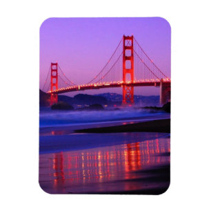 Íman Golden gate bridge na praia do padeiro no