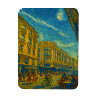 Íman Golden Mediterranean City Vibes – Vibrant Urban Ar