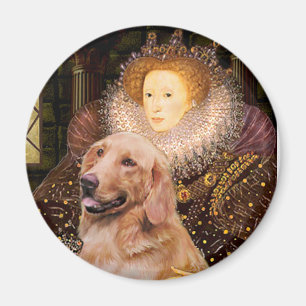 Íman Golden Retriever #1 - Rainha Elizabeth I