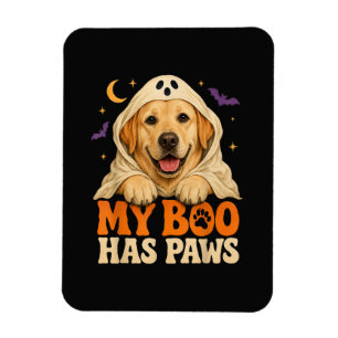 Íman Golden Retriever Halloween Patas Assustadoras