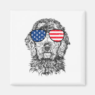 Íman Goldendoodle Doodle Cachorro Patriótico EUA 4 De J