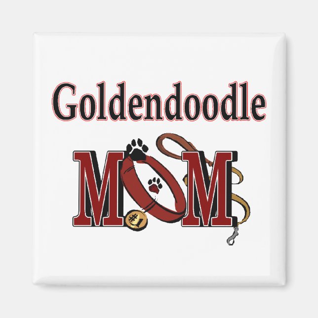 Íman Goldendoodle Mamãe Dons (Frente)