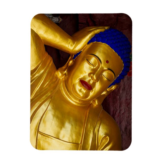 Íman Goldener Buddha  (Vertical)
