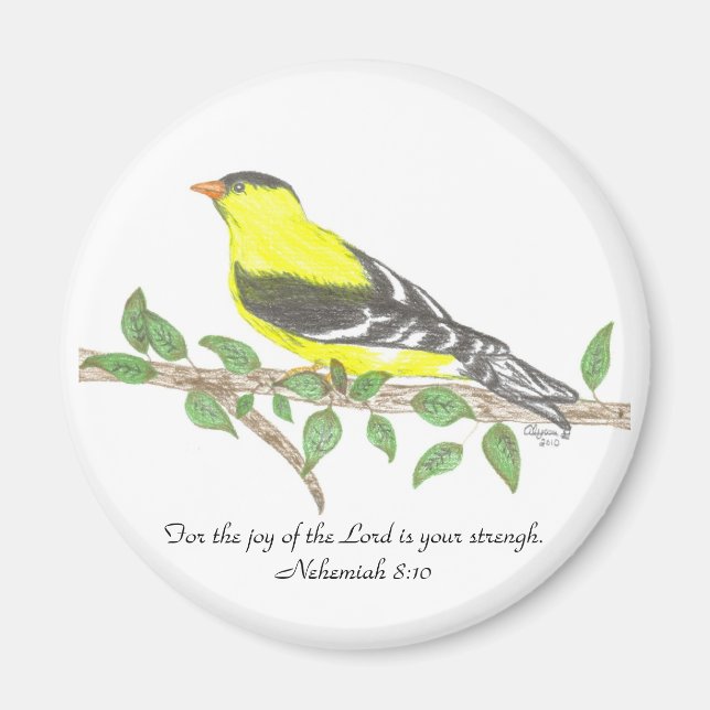 Íman Goldfinch Magnet (Frente)
