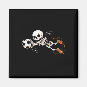 Íman Goleiro de futebol esqueleto halloween meninos cri