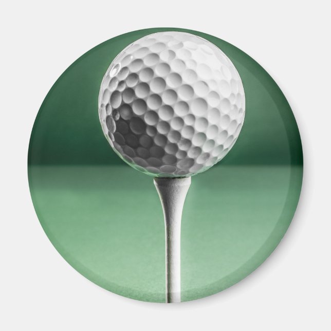 Íman Golf Ball em Tee (Frente)
