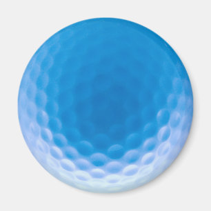 Íman Golf Ball Texures Azul Ártico